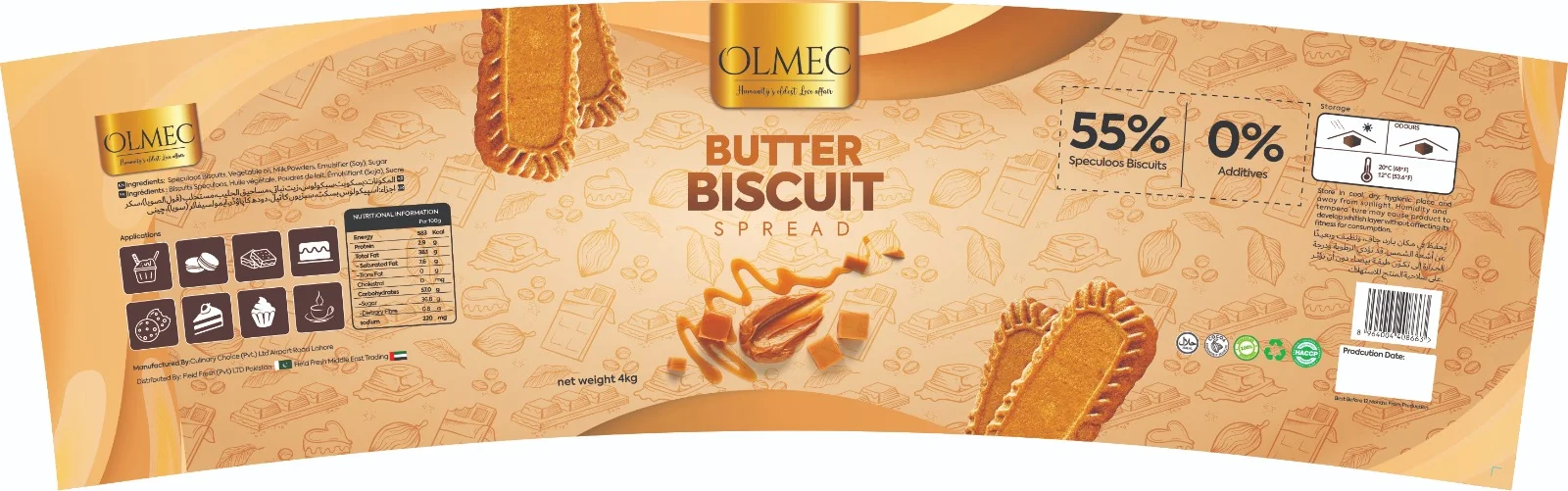 OLMEC Butter Biscuit Spread