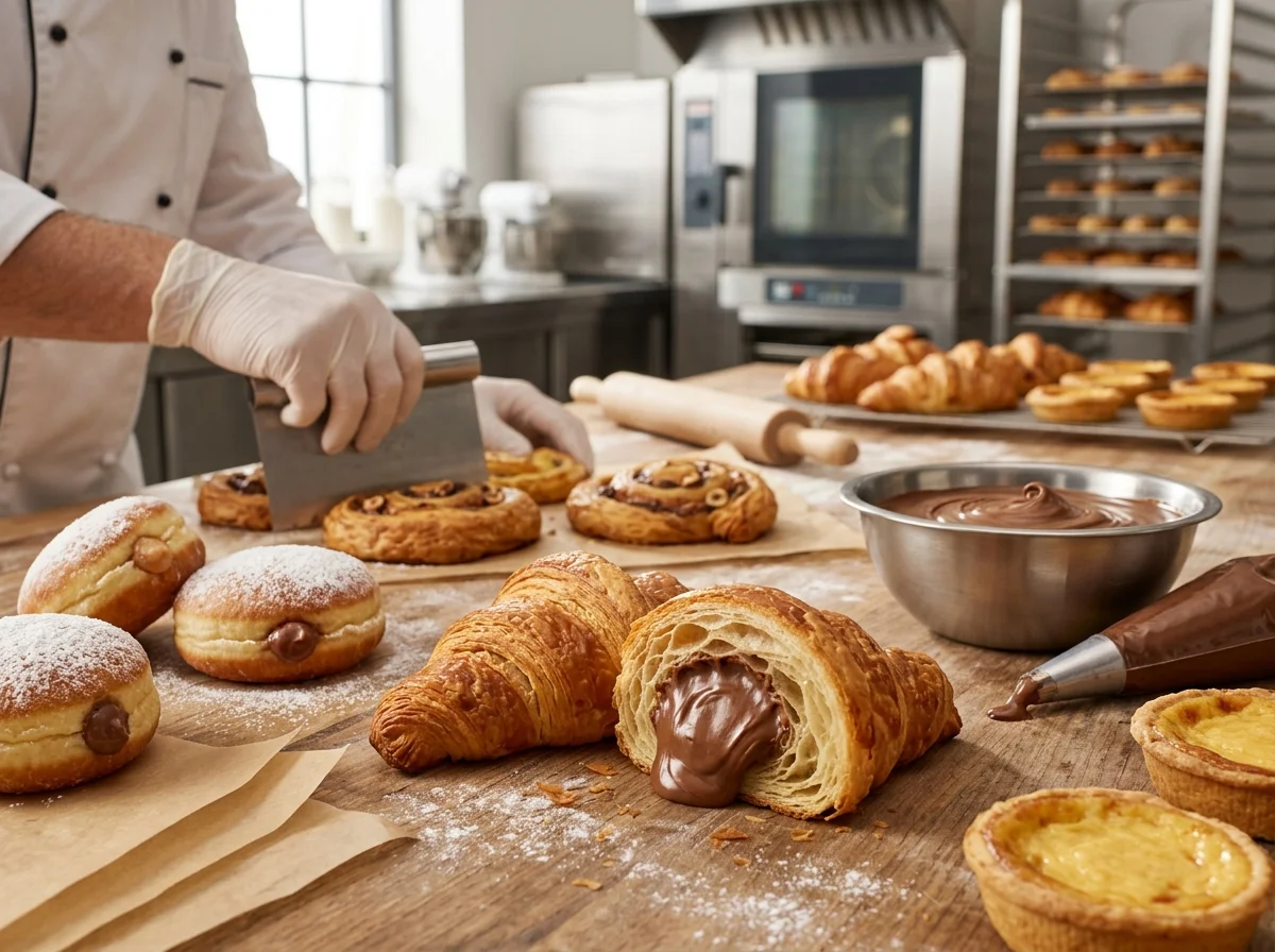 Professional Bakery Fillings for Croissants & Pastries