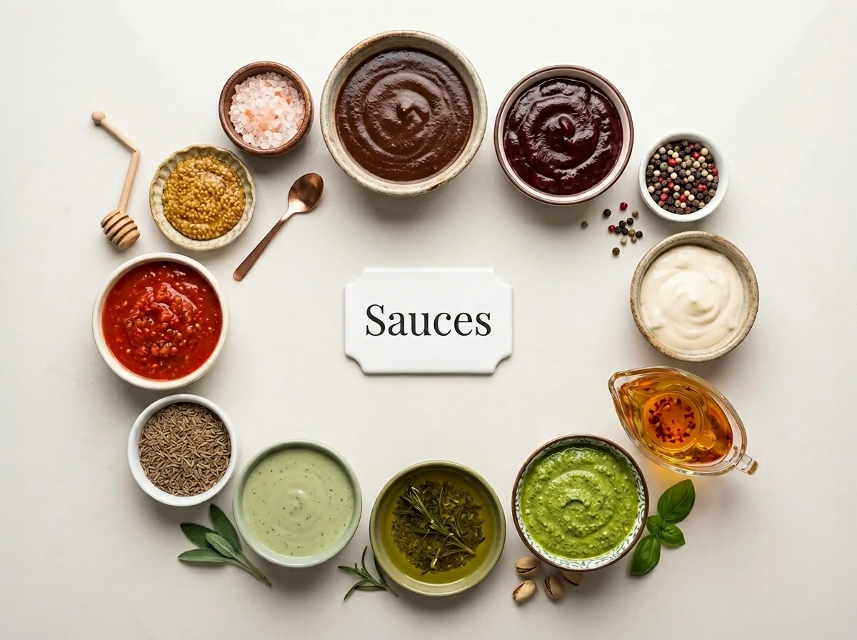 OLMEC Topping Sauces Culinary Applications